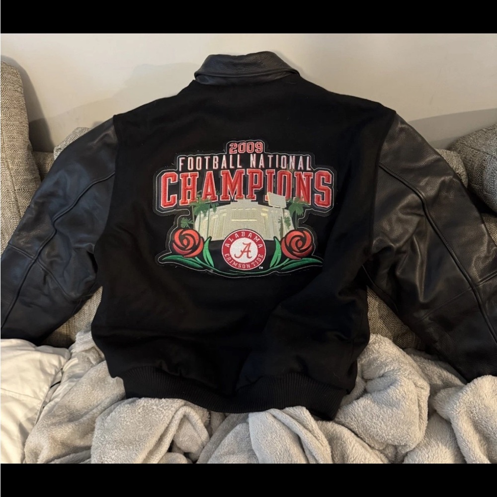 Vintage Alabama 2009 Championship Leather Jacket